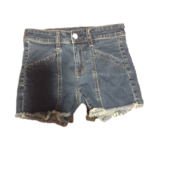 American Eagle shorts super cute amazing condition sz 0 denim jeans - Picture 1 of 4
